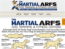 Tablet Screenshot of martialarfs.com